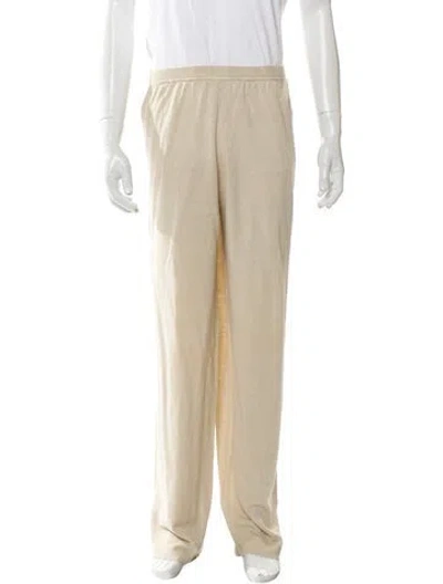 Pre-owned Malo Linen Lounge Bottoms In Neutral