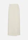 Malo Linen Sarong Skirt In Neutral