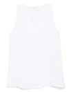 Malo V-neck Tank Top In White