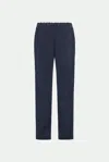Malo Linen Trousers In Blue