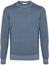 Malo Virgin Wool Crewneck Knitted Sweater In Multi