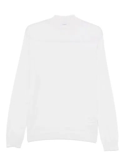 Malo Long Sleeve Mock-neck Sweater In Nude