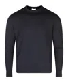 Malo Long-sleeved Sweater In Black
