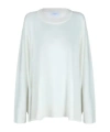 Malo Long-sleeved Sweater In White