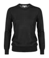 Malo Long-sleeved Pullover In Black