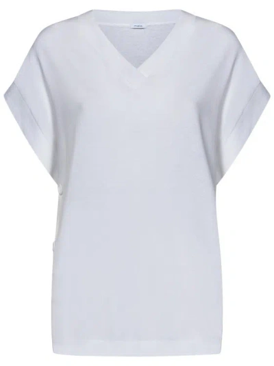 Malo Loose Fit T-shirt In White