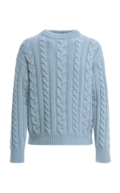Malo Luxury Cashmere Crewneck Sweater In Blue