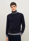 Malo Maglia Collo Alto In Cashmere