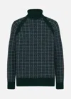 Malo Maglia Collo Alto In Cashmere, Alpaca, Seta E Lana