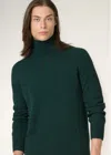 Malo Maglia Collo Alto In Cashmere Mouliné