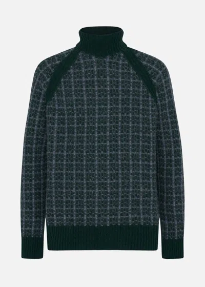 Malo Maglia Collo Alto In Cashmere, Alpaca, Seta E Lana