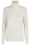 Malo Cashmere Roll-neck Jumper In Margherita