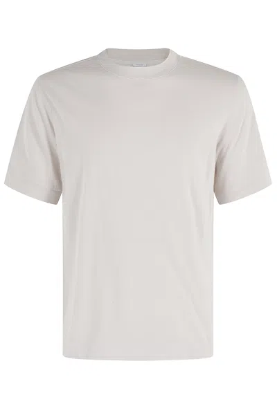Malo Maglia Cotone Lino Jersey In Gray