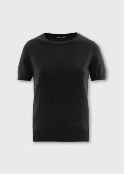 Malo Maglia Girocollo In Cashmere In Black