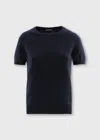 Malo Maglia Girocollo In Cashmere In Blue