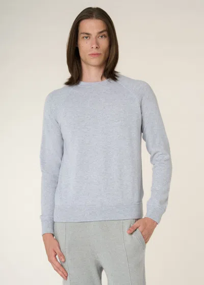 Malo Crewneck  In Cashmere In Grigio Chiaro