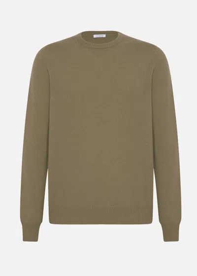 Malo Maglia Girocollo In Cashmere In Green