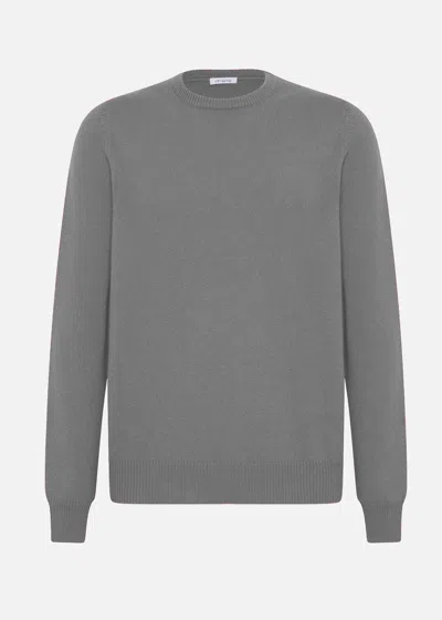 Malo Maglia Girocollo In Cashmere In Gray