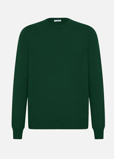 Malo Maglia Girocollo In Cashmere In Green