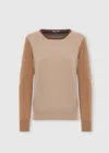 Malo Maglia Girocollo In Cashmere, Candies Donna