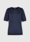 Malo Maglia Girocollo In Cashmere E Seta