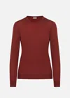 Malo Maglia Girocollo In Cashmere E Seta