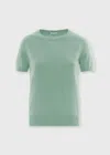 Malo Maglia Girocollo In Cashmere In Green