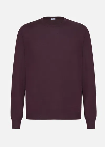 Malo Maglia Girocollo In Cashmere Light In Purple