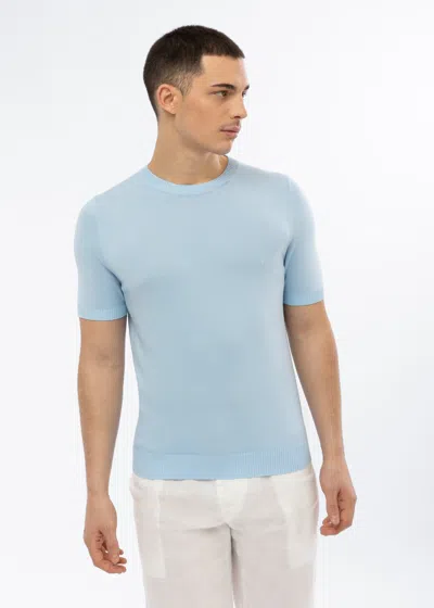 Malo Maglia Girocollo In Cotone In White