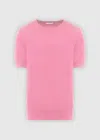 Malo Maglia Girocollo In Cotone In Pink