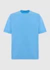 Malo Maglia Girocollo In Cotone In Blue