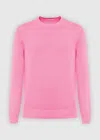 Malo Maglia Girocollo In Cotone In Pink