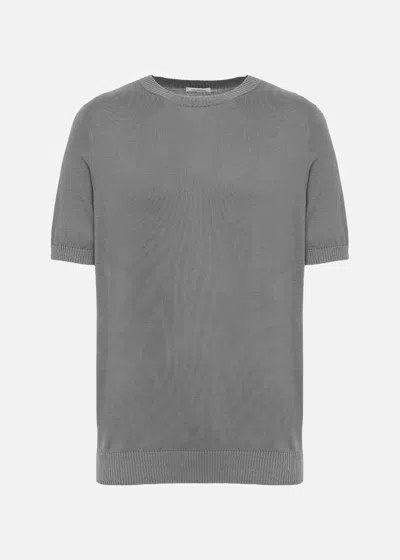 Malo Maglia Girocollo In Cotone In Gray