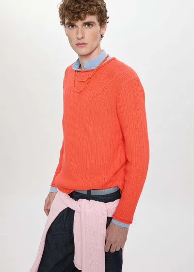 Malo Maglia Girocollo In Cotone Biologico In Pattern