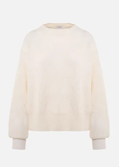 Malo Maglia Girocollo In Misto Lana Vergine