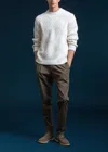 Malo Maglia Girocollo Unisex In Cashmere In White