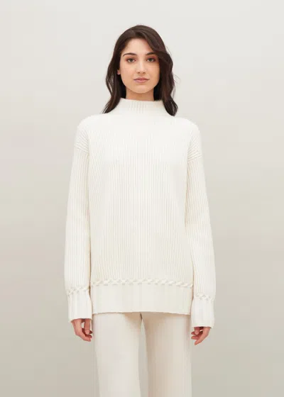 Malo Maglia Lupetto In Cashmere In Neutral