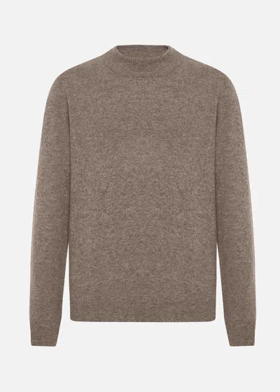 Malo Maglia Lupetto In Cashmere In Neutral