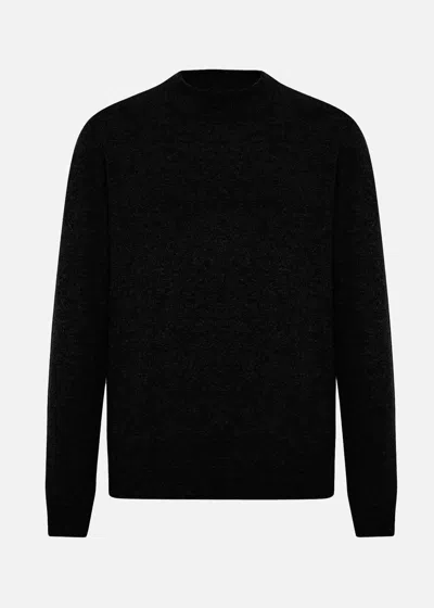 Malo Maglia Lupetto In Cashmere In Black