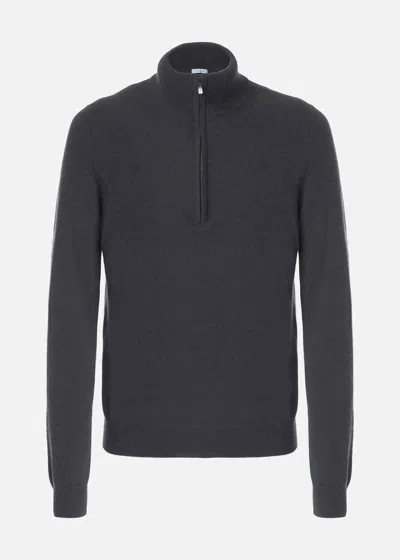 Malo Maglia Lupetto In Cashmere In Gray