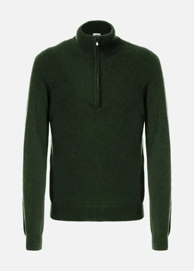 Malo Maglia Lupetto In Cashmere In Green
