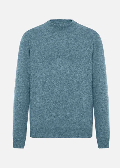 Malo Maglia Lupetto In Cashmere E Seta In Blue