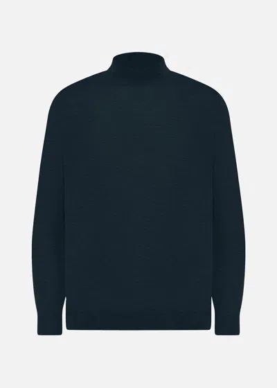 Malo Maglia Lupetto In Cashmere E Seta In Green