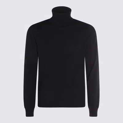 MALO MALO DARK BLUE KNITWEAR