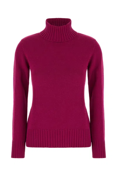 Malo Knitwear Turtleneck Long Sleeves Ribbed Cuffs In E3364