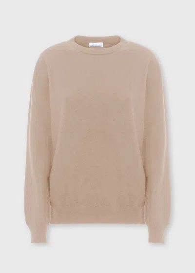 Malo Maglione Girocollo In Cashmere In Neutral