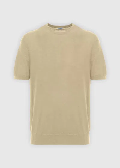 Malo Makò Cotton Crewneck Sweater In Neutral