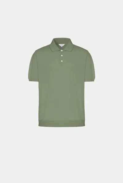 Malo Makò Cotton Polo Shirt In Green