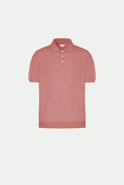 Malo Makò Cotton Polo Shirt In Pink