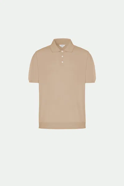 Malo Makò Cotton Polo Shirt In Neutral